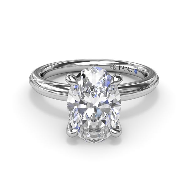 Two-Toned Engagement Ring  Image 2 S. Lennon & Co Jewelers New Hartford, NY