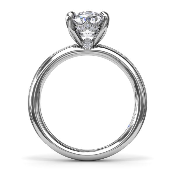 Two-Toned Engagement Ring  Image 3 S. Lennon & Co Jewelers New Hartford, NY