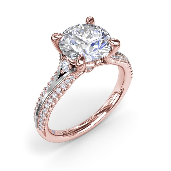 2.85 ct. Split Shank Oval Halo Micro Pave Diamond Engagement Ring J, VS1  GIA 14k | eBay