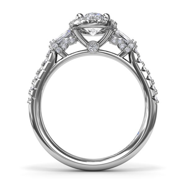 Breathtaking Baguette Diamond Engagement Ring Image 3 Harris Jeweler Troy, OH