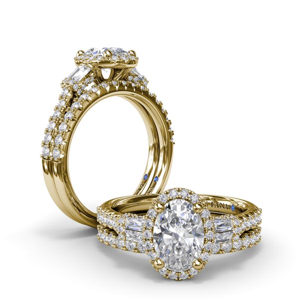 Breathtaking Baguette Diamond Engagement Ring Image 4 Harris Jeweler Troy, OH