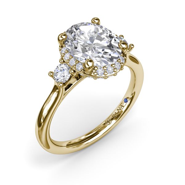 Diamond Halo Engagement Ring Reed & Sons Sedalia, MO