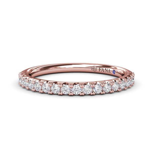 Double Prong Diamond Wedding Band  P.J. Rossi Jewelers Lauderdale-By-The-Sea, FL