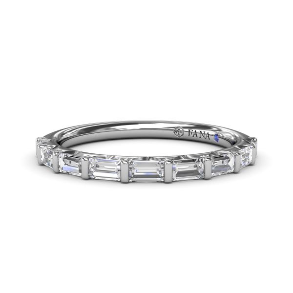 Tapered Baguette Diamond Wedding Band  P.J. Rossi Jewelers Lauderdale-By-The-Sea, FL