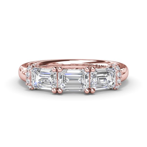 Baguette Diamond Wedding Band Meritage Jewelers Lutherville, MD