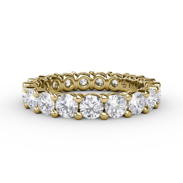 Chunky Shared Prong Eternity Band  Falls Jewelers Concord, NC