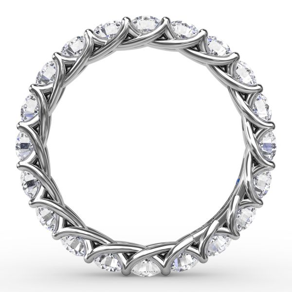 2.54ct Woven Eternity Band Image 2 The Diamond Center Claremont, CA