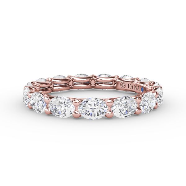Shared Prong Oval Eternity Band  Shannon Jewelers Spring, TX