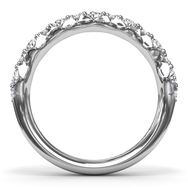Round Cluster Diamond Ring Image 3 Orloff Jewelers Fresno, CA