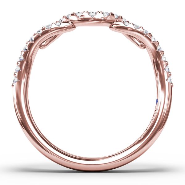 Curved Diamond Ring  Image 3 Milano Jewelers Pembroke Pines, FL