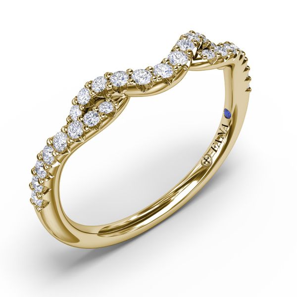 Curved Diamond Ring  Image 2 Jacqueline's Fine Jewelry Morgantown, WV