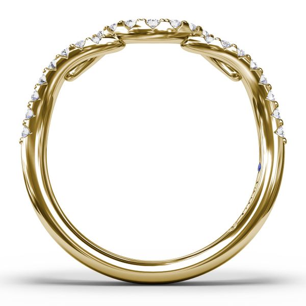 Curved Diamond Ring  Image 3 Selman's Jewelers-Gemologist McComb, MS