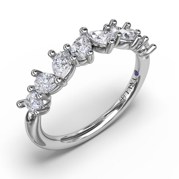 Pear Cluster Diamond Ring  Image 2 Selman's Jewelers-Gemologist McComb, MS