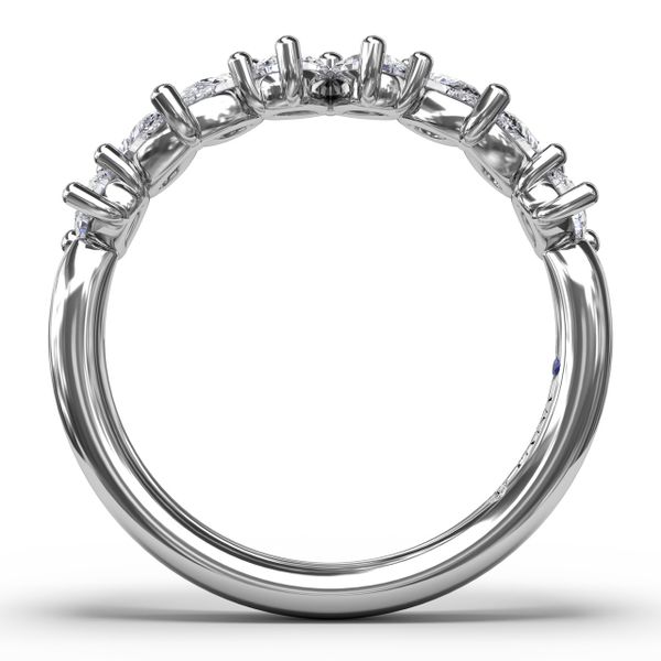 Pear Cluster Diamond Ring  Image 3 S. Lennon & Co Jewelers New Hartford, NY