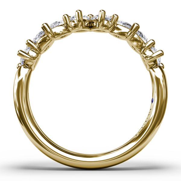 Pear Cluster Diamond Ring  Image 3 Gaines Jewelry Flint, MI