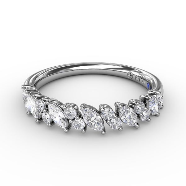 Floating Marquise and Round Diamond Ring  Graham Jewelers Wayzata, MN