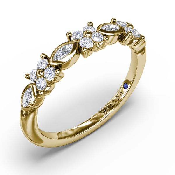 Mixed Marquise and Floral Diamond Ring Image 2 Milano Jewelers Pembroke Pines, FL