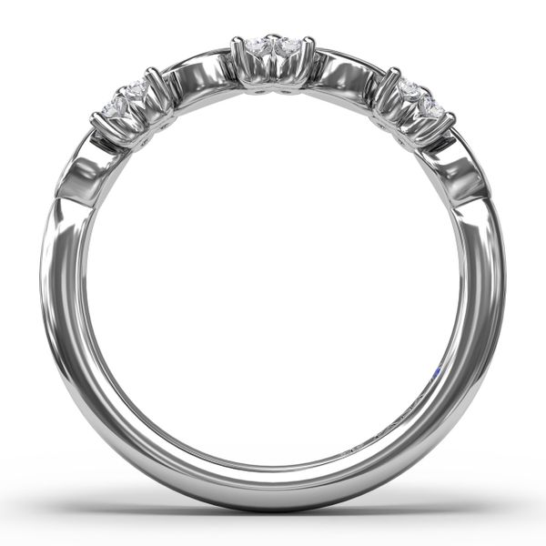 Mixed Marquise and Floral Diamond Ring Image 3 John Herold Jewelers Randolph, NJ