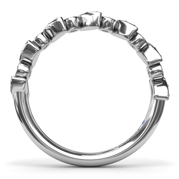 Multi-shaped Bezel Set Diamond Band Image 3 Meritage Jewelers Lutherville, MD