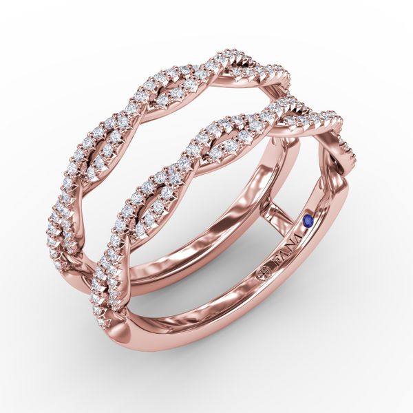 Loose Twist Diamond Insert Ring  Image 2 Parris Jewelers Hattiesburg, MS
