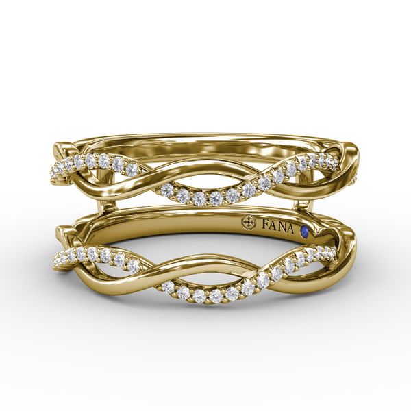 Diamond Twist Insert Ring  P.J. Rossi Jewelers Lauderdale-By-The-Sea, FL