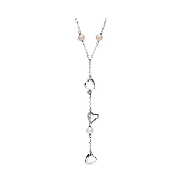 Silver White Necklace Don's Jewelry & Design Washington, IA