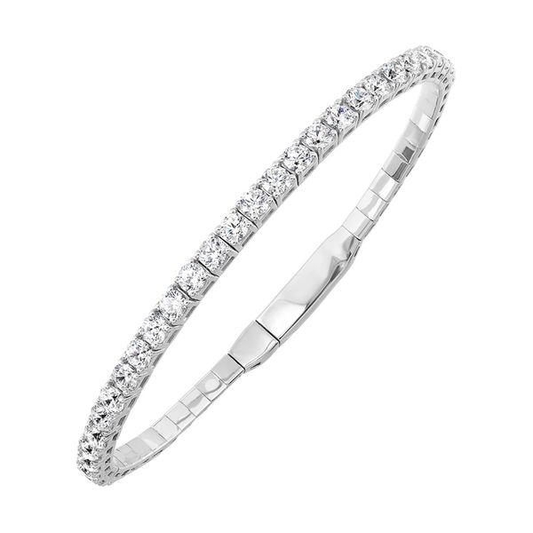14Kt White Gold Diamond 2Ctw Bangle Gala Jewelers Inc. White Oak, PA