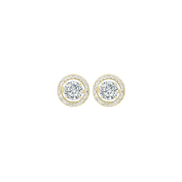 14Kt Yellow Gold Diamond 1/5Ctw Earring Cone Jewelers Carlsbad, NM