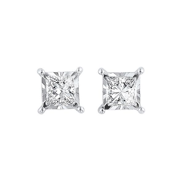 14Kt White Gold Diamond 1Ctw Earring Maharaja's Fine Jewelry & Gift Panama City, FL