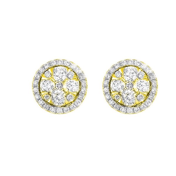 14Kt Yellow Gold Diamond 3/4Ctw Earring Branham's Jewelry East Tawas, MI