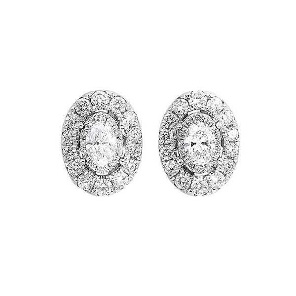 14Kt White Gold Diamond 1/2Ctw Earring Branham's Jewelry East Tawas, MI