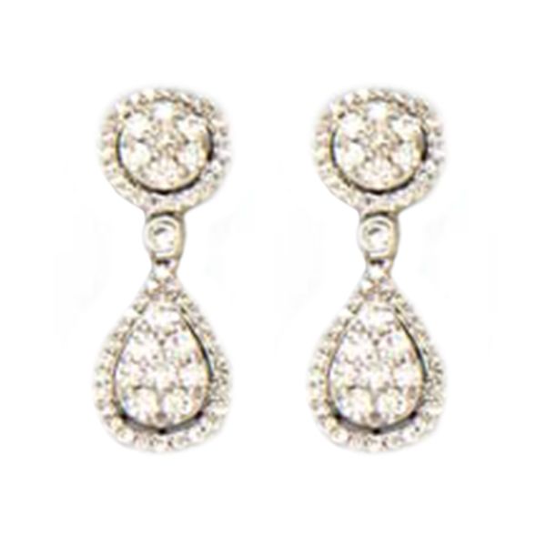 14Kt White Gold Diamond 1Ctw Earring Layne's Jewelry Gonzales, LA