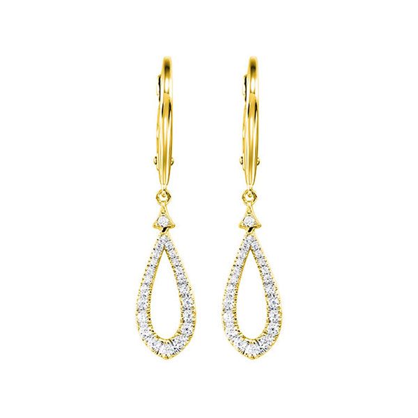 14Kt Yellow Gold Diamond 1/3Ctw Earring Layne's Jewelry Gonzales, LA