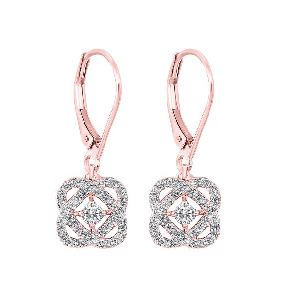 14Kt Rose Gold Diamond 1/2Ctw Earring Layne's Jewelry Gonzales, LA