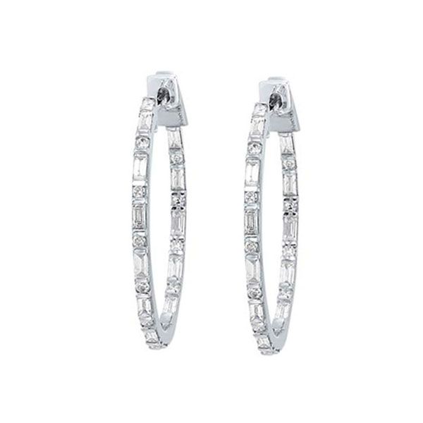 14Kt White Gold Diamond 1Ctw Earring Maharaja's Fine Jewelry & Gift Panama City, FL