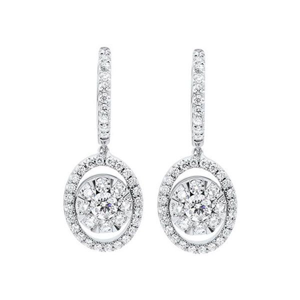 14Kt White Gold Diamond 1/2Ctw Earring Puckett's Fine Jewelry Benton, KY