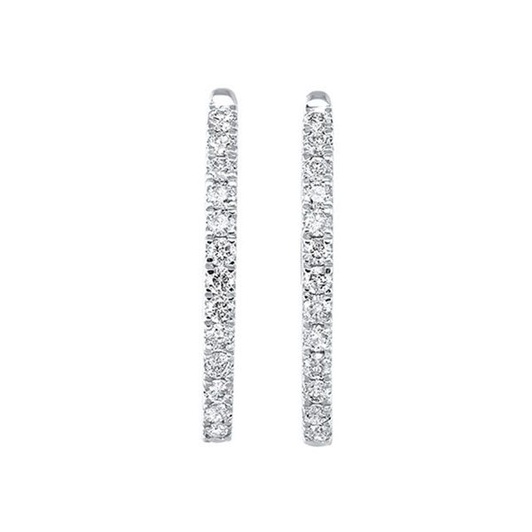 14Kt White Gold Diamond (1/2Ctw) Earring K. Martin Jeweler Dodge City, KS