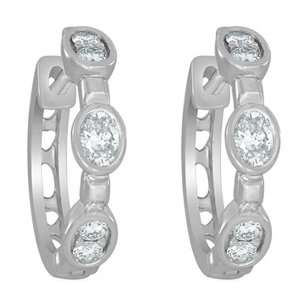 14Kt White Gold Diamond 1/3Ctw Earring JMR Jewelers Cooper City, FL