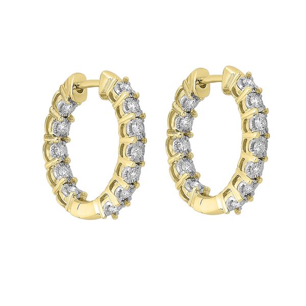 14Kt Yellow Gold Diamond 1/2Ctw Earring S.E. Needham Jewelers Logan, UT