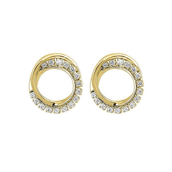 10Kt Yellow Gold Diamond (1/6Ctw) Earring Layne's Jewelry Gonzales, LA