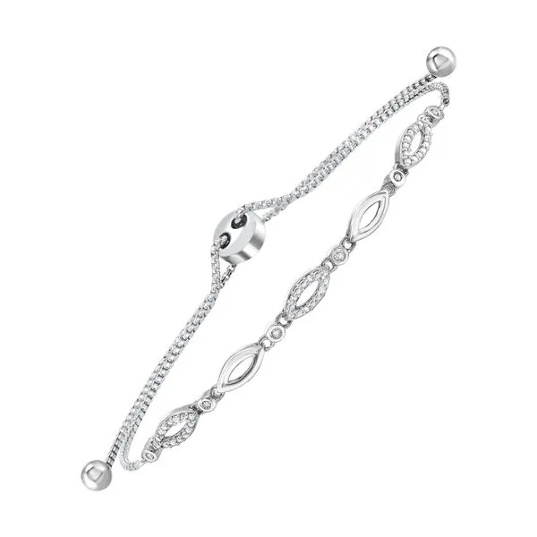 Sterling Silver Diamond Minnesota Bracelet