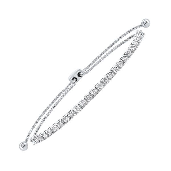 14KT White Gold & Diamond Classic Book Tennis Bracelet  - 1/4 ctw Don's Jewelry & Design Washington, IA