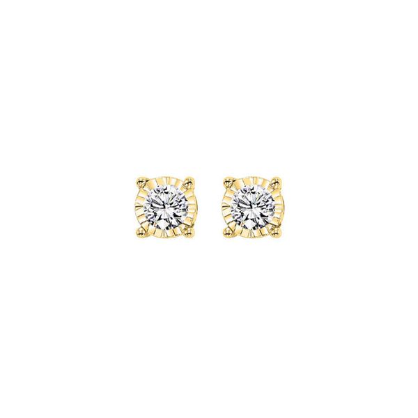 14KT Yellow Gold & Diamonds Tru Reflection Fashion Earrings    - 1/3 cts Ware's Jewelers Bradenton, FL