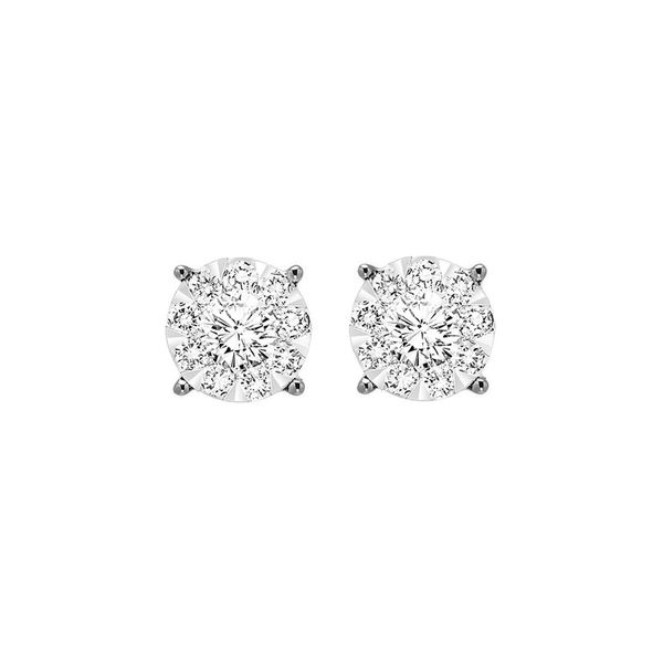 14Kt White Gold Diamond 3/4Ctw Earring Puckett's Fine Jewelry Benton, KY