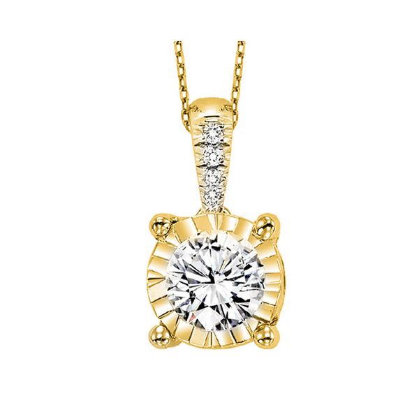 14KT Yellow Gold & Diamonds Tru Reflection Neckwear Pendant    - 3/4 cts Grayson & Co. Jewelers Iron Mountain, MI