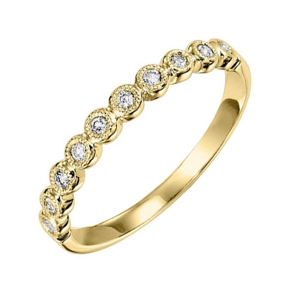 14Kt Yellow Gold Diamond 1/8Ctw Ring Harris Jeweler Troy, OH