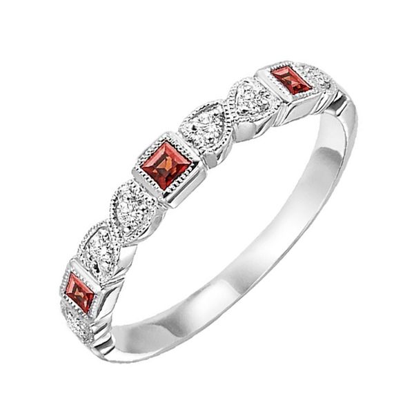 10KT White Gold & Diamonds Fashion Ring - 1/10 cts Layne's Jewelry Gonzales, LA