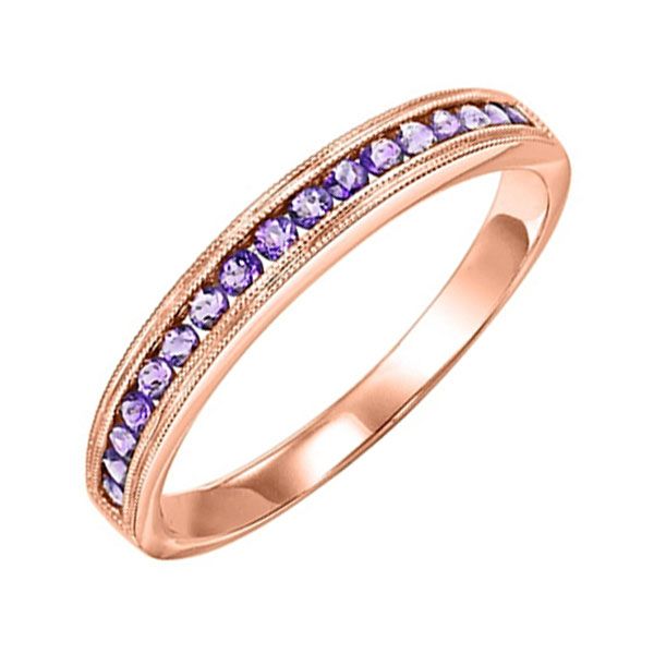 10KT Pink Gold Classic Book Stackable Fashion Ring Ross's Fine Jewelers Kilmarnock, VA