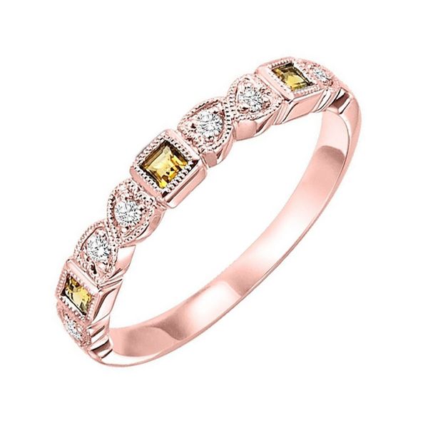 14Kt White Gold Diamond (1/12Ctw) & Emerald - Sapphire (1/3 Ctw) Ring Don's Jewelry & Design Washington, IA