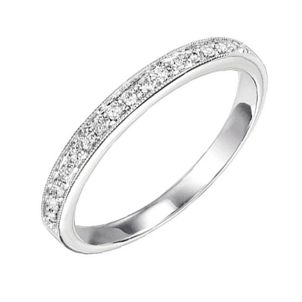 14KT White Gold & Diamonds Better Quality Mixables Fashion Ring  - 1/8 cts Gaines Jewelry Flint, MI